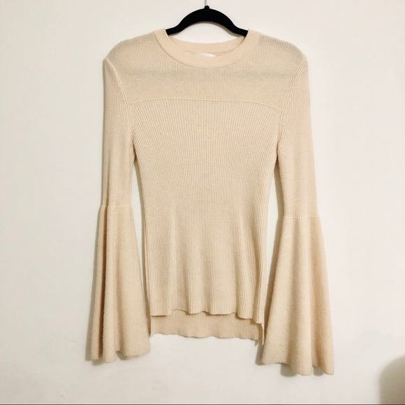 SOLD X J.O.A// bell sleeved sweater - Picture 6 of 8